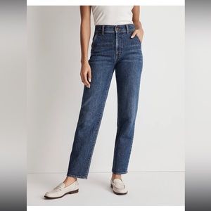 Madewell The Perfect Vintage Straight Jean in Stanhill Wash: Pocket Edition NWT